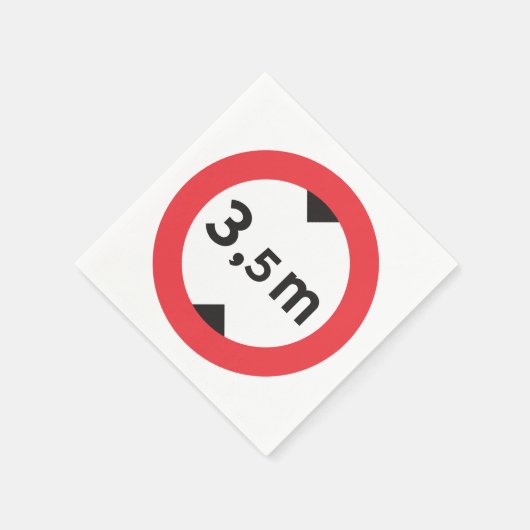 Hoogtemarktpapier — servetten (Hoek)