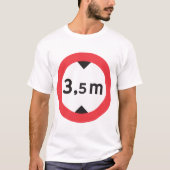 Hoogtemelding Mannen T-shirt (Voorkant)