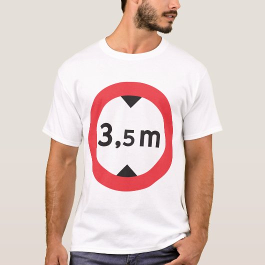 Hoogtemelding Mannen T-shirt (Voorkant)