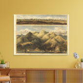 Hoogten, bergen van Schotland Canvas Afdruk (Insitu (Woonkamer))