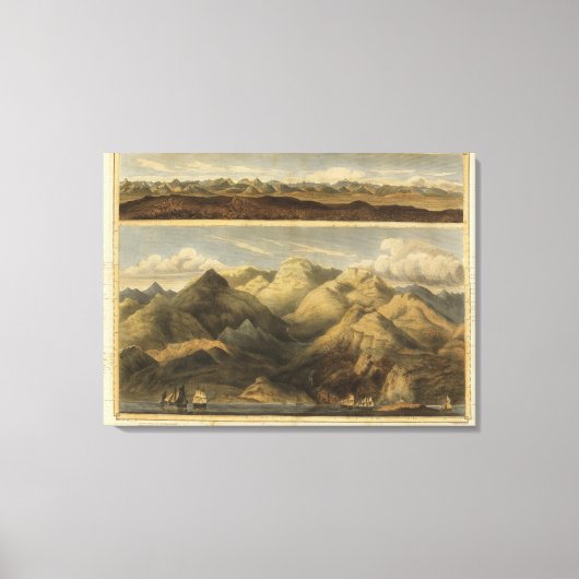 Hoogten, bergen van Schotland Canvas Afdruk (Voorkant)