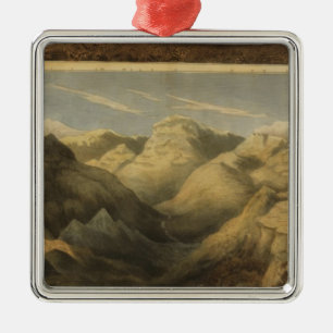 Hoogten, bergen van Schotland Metalen Ornament