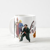 Hoogten en gevechten: Ashes Full Cast Mok! Koffiemok (Voorkant links)