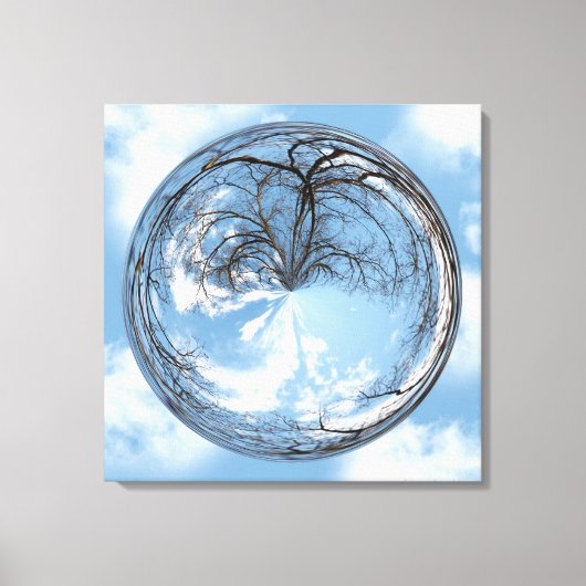 Hoogten van de hemel en hemel in de bel canvas afdruk (Voorkant)