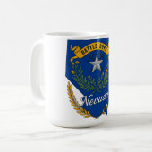 Hoogtepunt van de staat Nevada Koffiemok (Voorkant links)