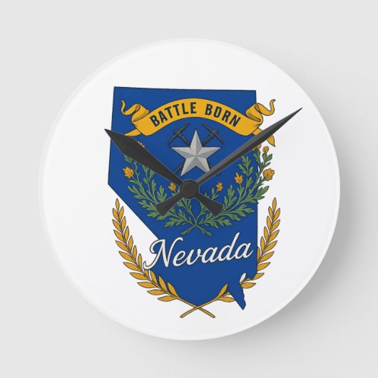 Hoogtepunt van de staat Nevada Ronde Klok (Voorkant)