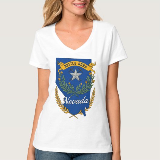 Hoogtepunt van de staat Nevada T-shirt (Voorkant)