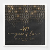 Hoogtepunten Goud 40e Jubileum ID1165 Servet (Voorkant)