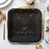 Hoogtepunten Goud 50e Jubileum ID1165 Papieren Bordje