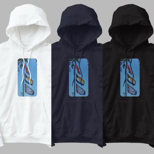 Hoogtepunten van de Rainbow Peace Beer Brotherhood Hoodie