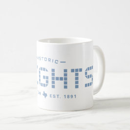 Hoogtes Tegel, Blauwe Tegel, Groot, Houston Height Koffiemok