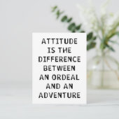 Hoogteverschil Briefkaart (Staand voorkant)