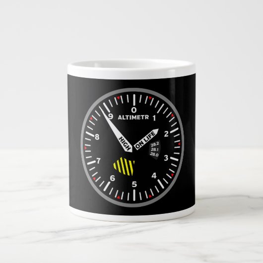 hoogtevlieger Aviation Geek Grote Koffiekop (Voorkant)
