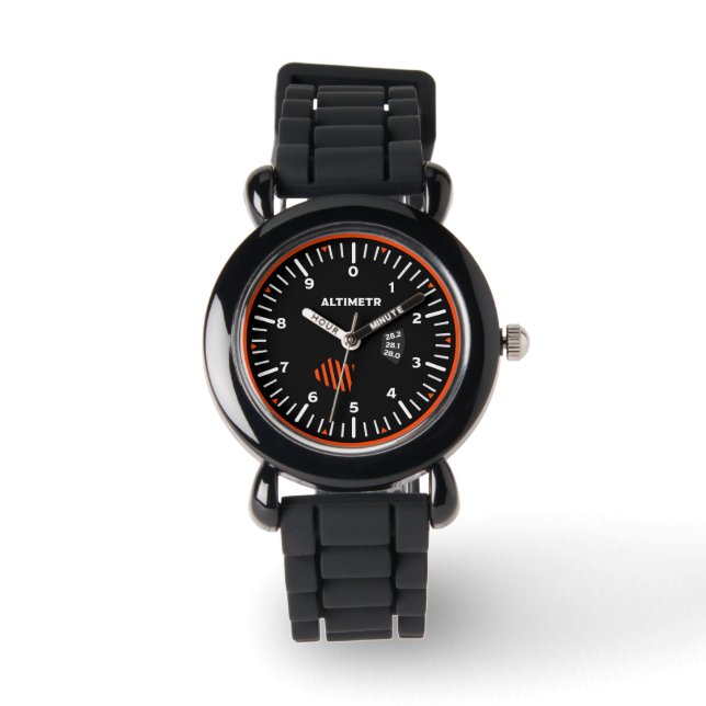 hoogtevlieger Aviation Geek Horloge (Voorkant)