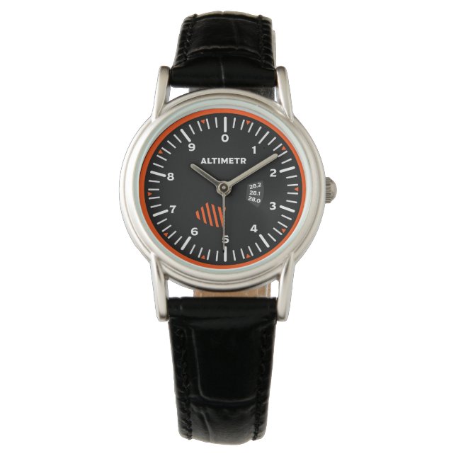 hoogtevlieger Aviation Geek Horloge (Voorkant)