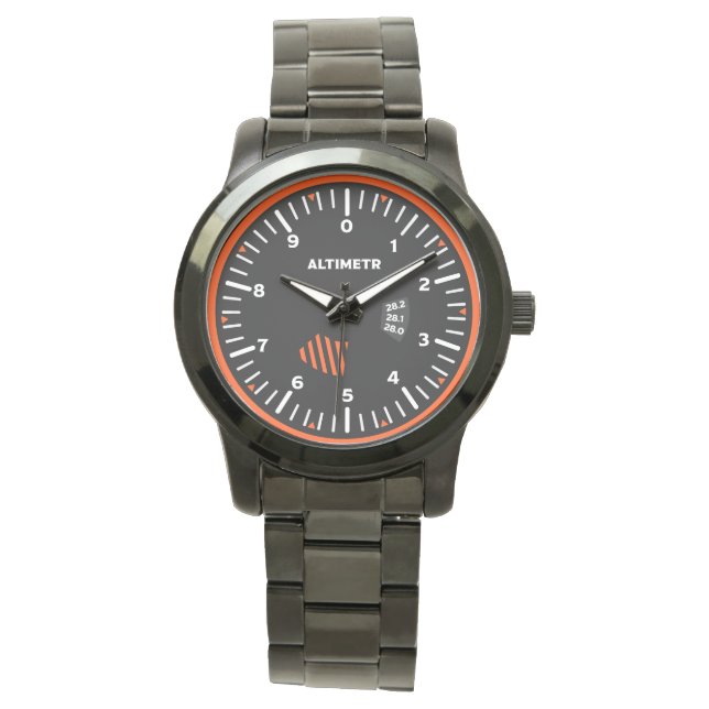 hoogtevlieger Aviation Geek Horloge (Voorkant)