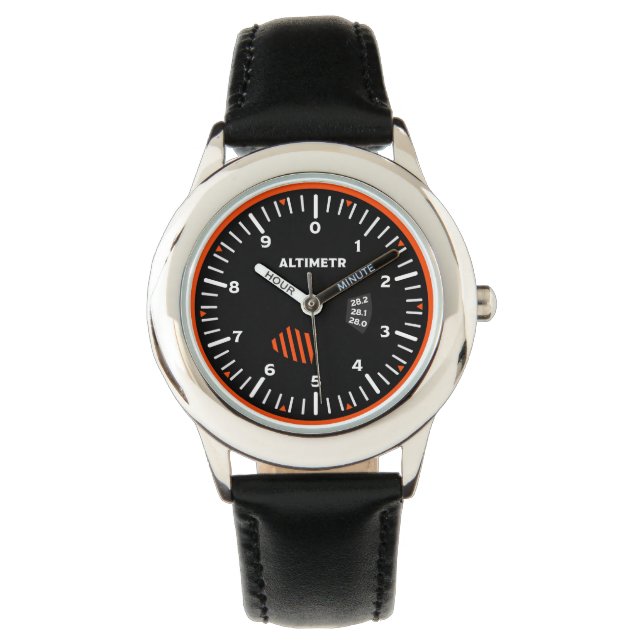 hoogtevlieger Aviation Geek Horloge (Voorkant)