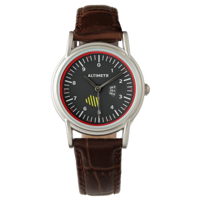 hoogtevlieger Aviation Geek Horloge (Voorkant)