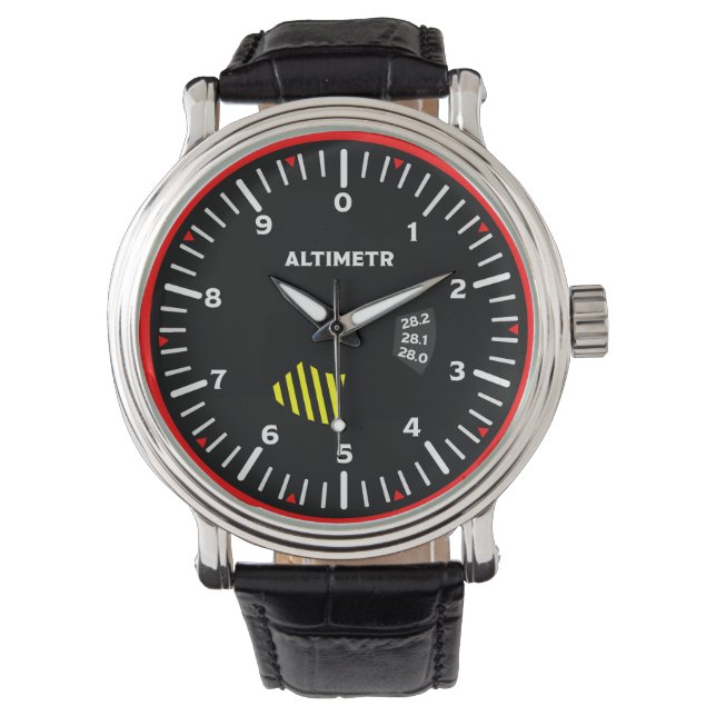 hoogtevlieger Aviation Geek Horloge (Voorkant)