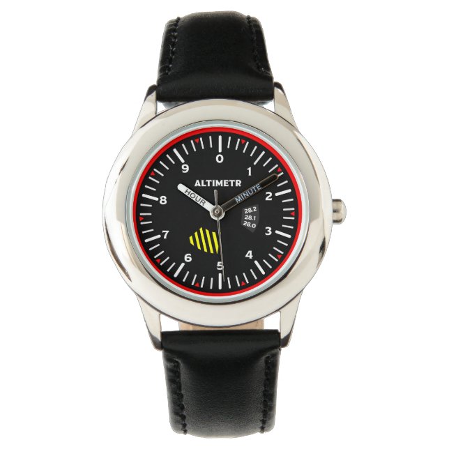 hoogtevlieger Aviation Geek Horloge (Voorkant)