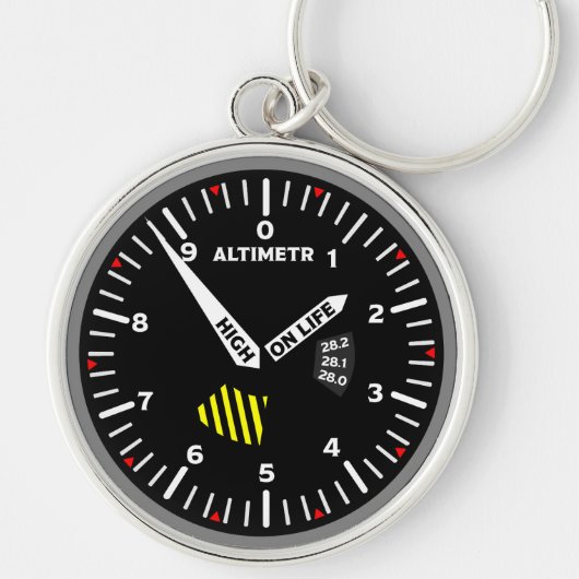 hoogtevlieger Aviation Geek Sleutelhanger (Voorkant)