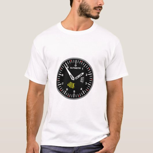 hoogtevlieger Aviation Geek T-shirt (Voorkant)