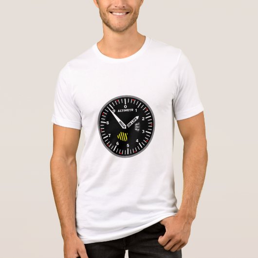 hoogtevlieger Aviation Geek Tri-Blend Shirt (Voorkant)