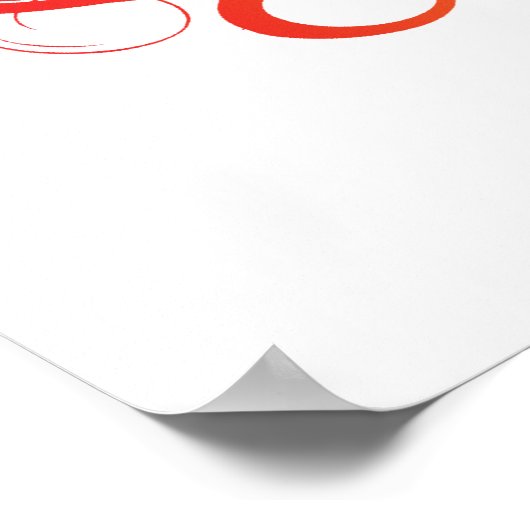 Hoogverhitte personen poster (Hoek)