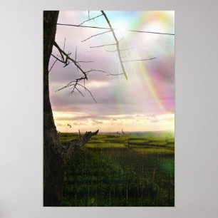 Hoogvlakte Bali Poster