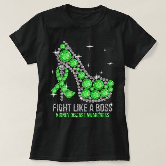 Hoogvlakte gevechten als een BSS Kidney Disease Aw T-shirt (Design voorkant)