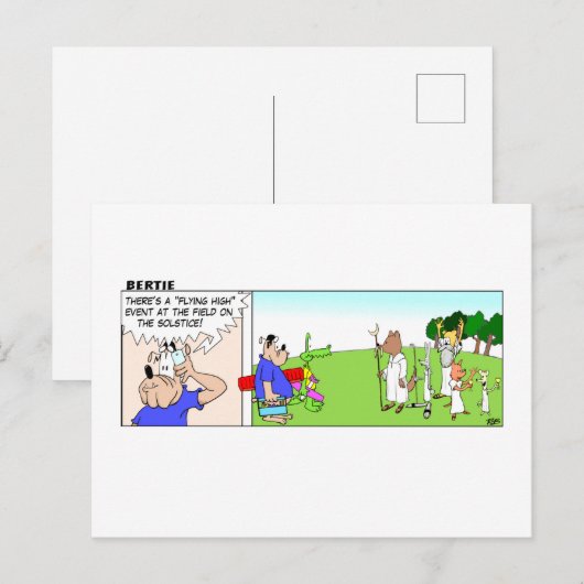 Hoogvliegend Briefkaart (Voorkant / Achterkant)