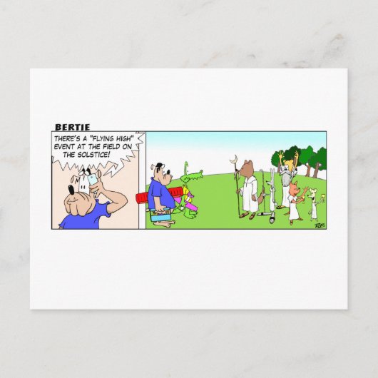 Hoogvliegend Briefkaart (Voorkant)