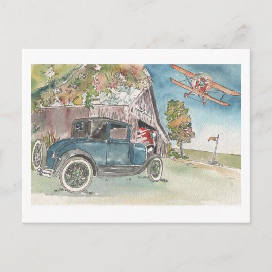 Hoogvliegend Briefkaart (Voorkant)