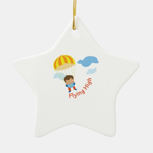 Hoogvliegend Keramisch Ornament (Voorkant)