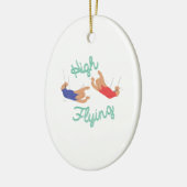 Hoogvliegend Keramisch Ornament (Links)