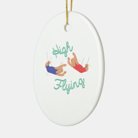 Hoogvliegend Keramisch Ornament (Links)