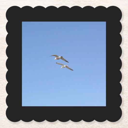 Hoogvliegende zeegarenden - kartonnen onderzetters (Voorkant)