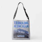 Hoogvliegers in het Aconcagua-gebergte Crossbody Tas (Achterkant)