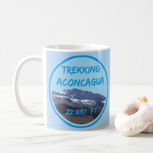 Hoogvliegers in het Aconcagua-gebergte Koffiemok (Met donut)