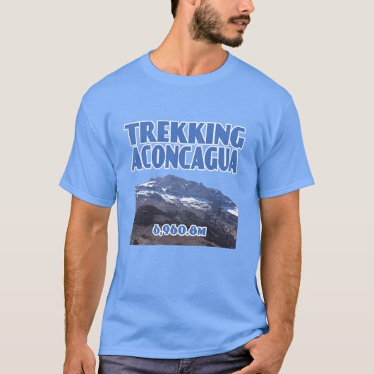 Hoogvliegers in het Aconcagua-gebergte T-shirt (Voorkant)