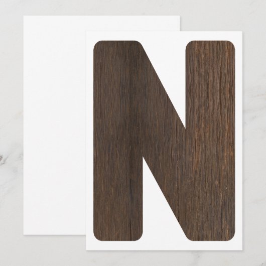 Hoogvoorzitter 1e verjaardag banner N voor één Kaart (Voorkant / Achterkant)