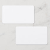 hoogwaardig afgerond Visitekaartje van zijde (Voorkant / Achterkant)