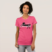 Hoogwaardig Cowgirl T-shirt (Voorkant volledig)