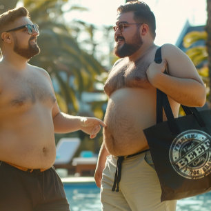 Hoogwaardig rundvlees - donkere kleuren tote bag