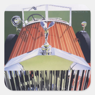 Hoogwaardig Vierkante Sticker