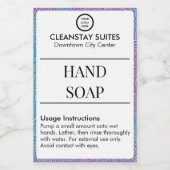 Hoogwaardige handzeep Hospitality Label Stickers (Enkel label)