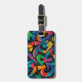 Hoogwaardige koffers: waar stijl en functionalitei bagagelabel (Voorkant verticaal)