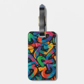 Hoogwaardige koffers: waar stijl en functionalitei bagagelabel (Achterkant verticaal)