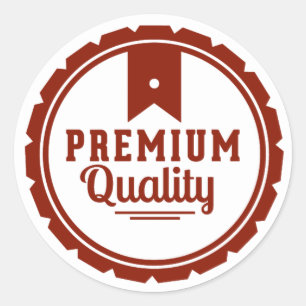 Hoogwaardige kwaliteit ronde sticker