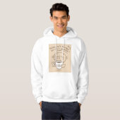 Hoogwaardige Mannen Hoodie met modern design (Voorkant volledig)